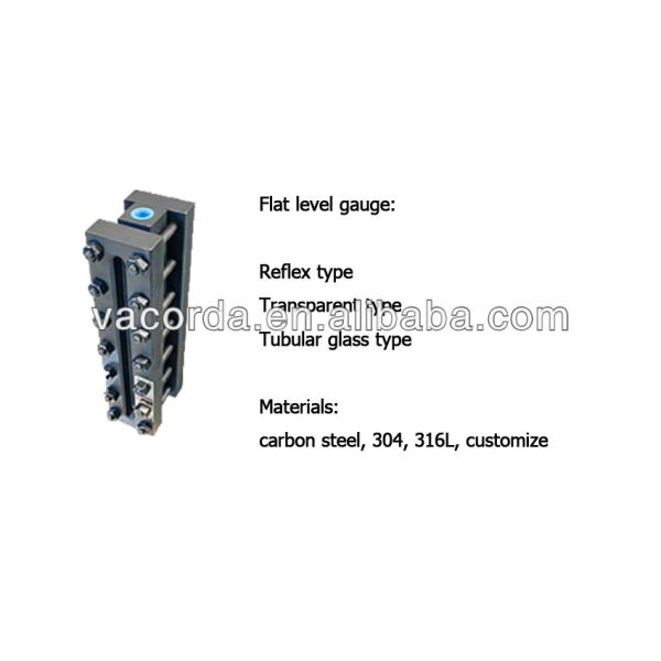 450C Bicolor 2000mm Glass Level Gauge Steam Boiler Water Level Sight Glass