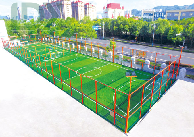 Reinforced Soccer Field Cage Metal Fence Football Outdoor Sport Court ODM