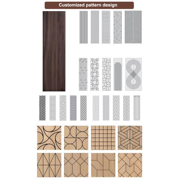 PET Acoustic Panel 15mm Thickness Sound Absorbing Anti-Mildew for Basement Garage