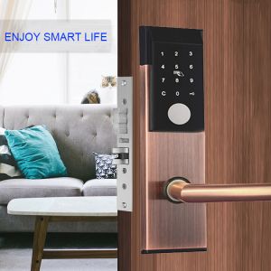ODM Wifi Combination Door Lock 4xAA Bluetooth Keypad Door Lock
