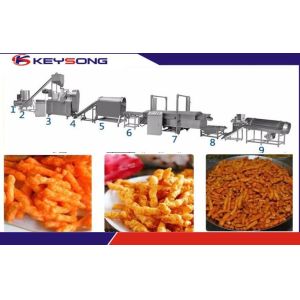 Fried Kurkure Cheetos Snacks Food Extruder Making Machinery Large Output