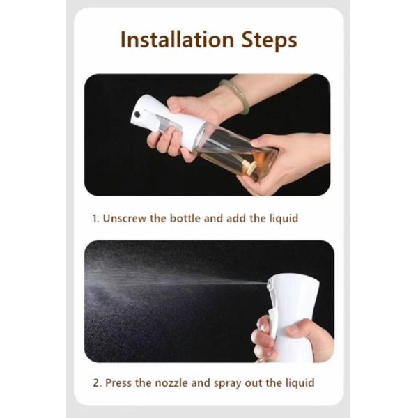 500ml Plastic Continue Sprayer Pet Bottle with Clip Locked