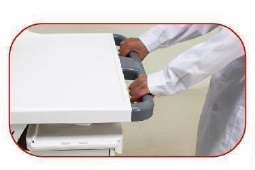 Wirless Medical Workstation Trolley ABS Treatment Hospital Crash Carts for Nusring