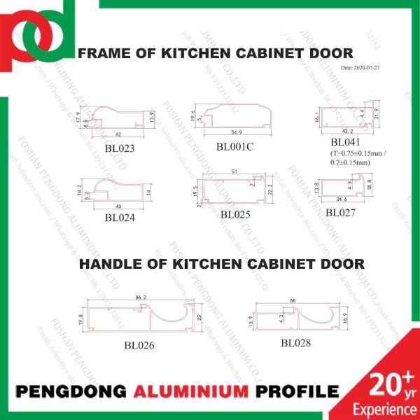 Libya Aluminum extrusion profile for kitchen