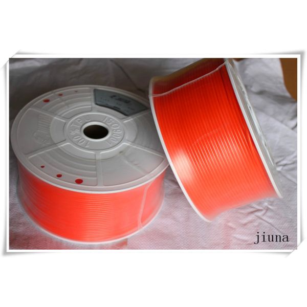 Polyurethane PU orange smooth round belt / High tensile strength Polyurethane Round Belt