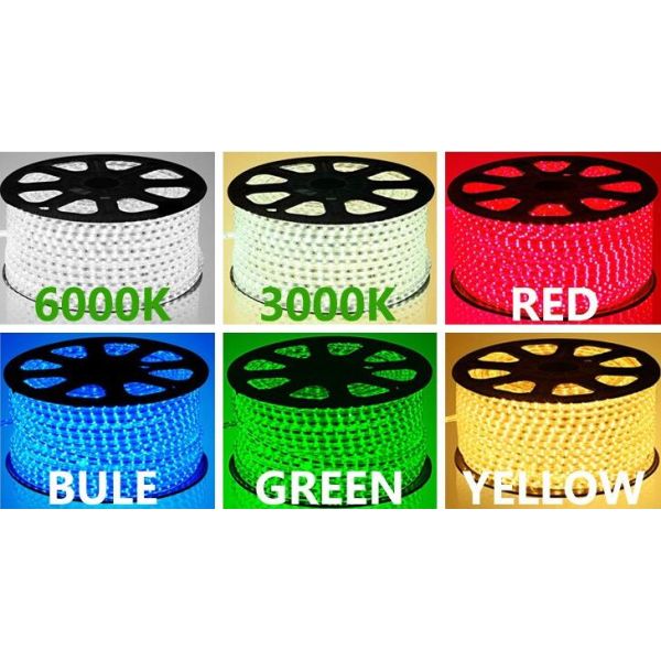 Color Changing 120 Volt Led Tape Light , 60led Led Strip Light Smd 5050 14.4w