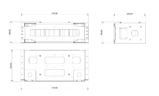 51.2V 56Ah Lifepo4 Battery Module Lfp Module 2.867kWh 4P16S