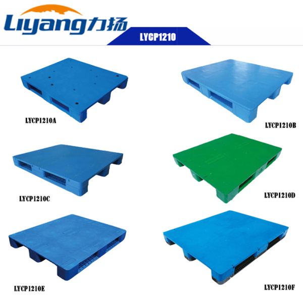 Non Slip Eco Plastic Shipping Pallets 1000x1200mm HDPE Pallets