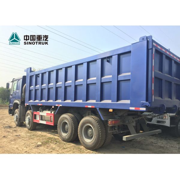 Euro 2 371HP Heavy Load Truck 8x4 12 Tyre Front Lifting HOWO Tipper Truck