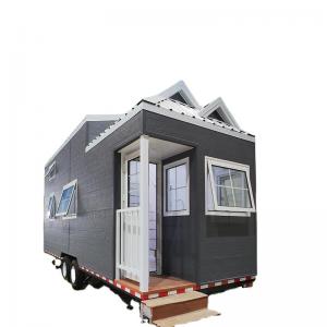 Quality Light Steel Frame Tiny Home On Wheels With Trailer For Airbnb for sale