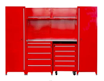 LS-GA005 Customized 1.0mm 1.2mm 1.5mm Garage Metal Tool Cabinet with ODM Support