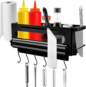 China BBQ Caddy with Magnetic Tool Holder Hang Tools Store Sauce Condiments Custom Printing on sale