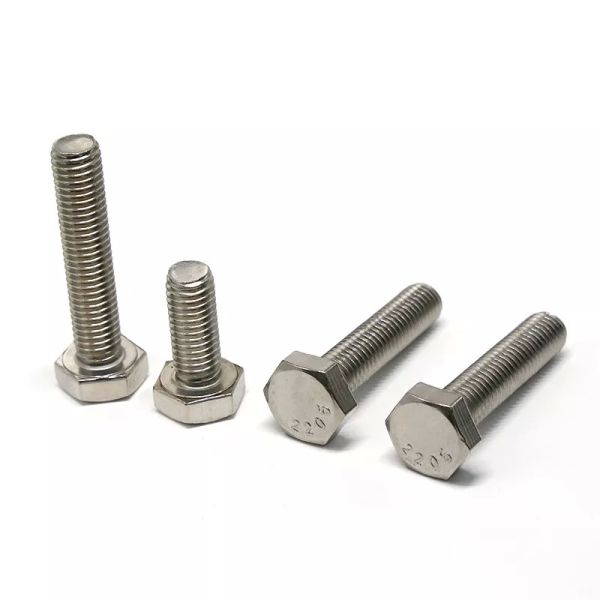 Fasteners M8 M16 M20 Stainless Steel Hex Bolt And Nut Steel Galvanized HDG Hex Bolt DIN933