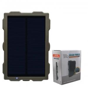 Quality Cheap Trail Game Camera Solar Panel Solar Power Charger For 4G Hunting Camera for sale