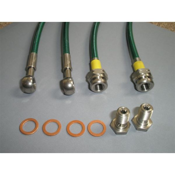 stainless steel braided flexible brake hose line