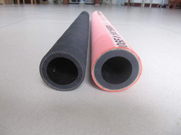 Antistatic 38mm Sand Blast Hose Abrasion Resistant 12bar Black Wrapped Surface