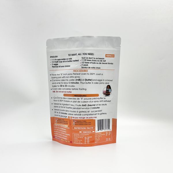 Heat Seal Gravure Printed Aluminium Foil Pouch 0.24mm Thickness