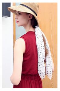 Quality new design 2020 custom Colourful blank silk chiffon long scarf for ladies for sale