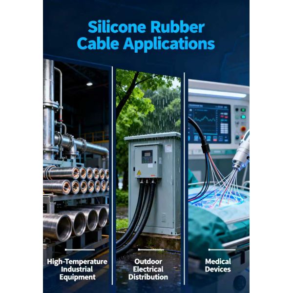 Flame Retardant Silicone Insulated Wire Flexible Power Cable Aging Resistant