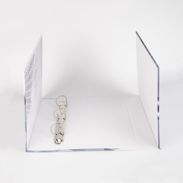 Wedding Photo Album Book Packaging Custom Logo 4D Ring Binders with Recycled Materials