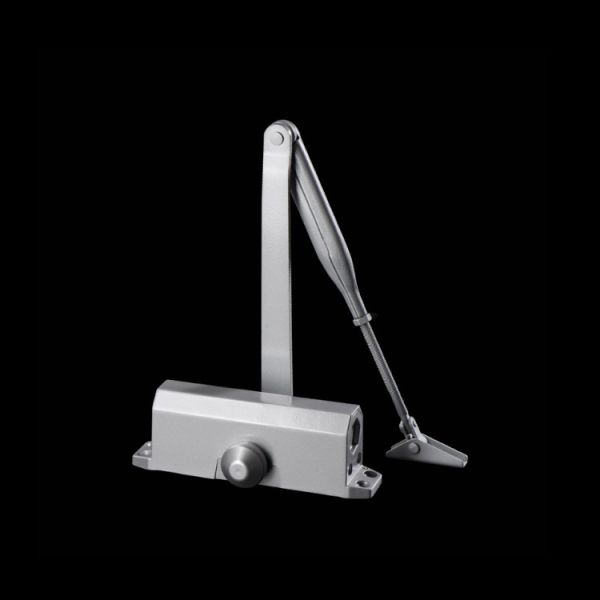 Eurospec CE Marked Aluminium Door Closer , Medium Duty 2 Hour Fire Rated Door Closer
