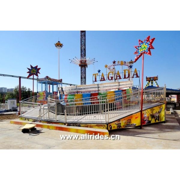 trailer mouted amusement ride disco tagada break dance rides for sale