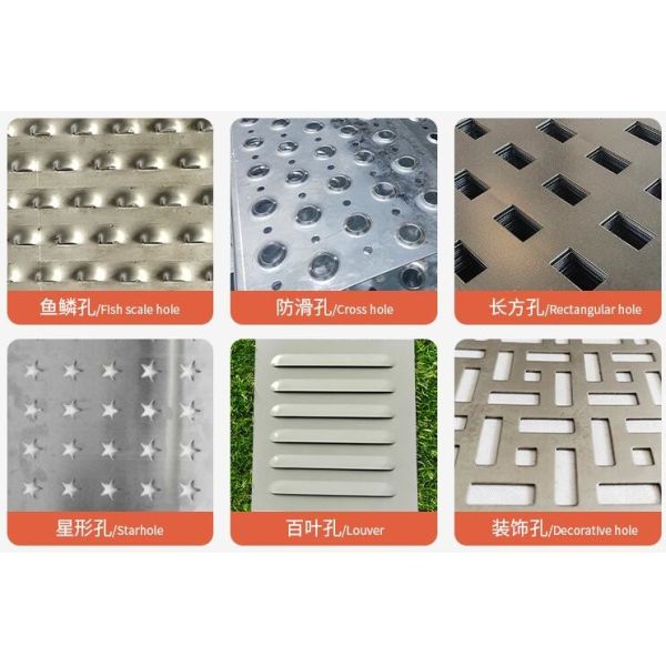 Aluminum Galvanized 2mm Square Perforated Metal Sheet 4x8 Feet