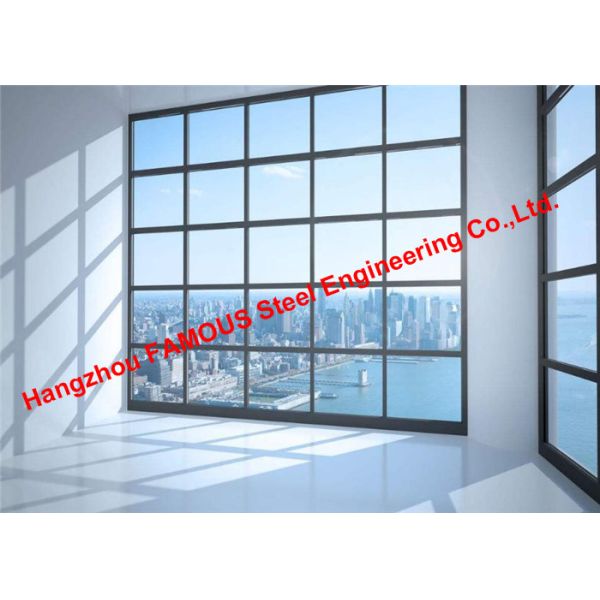 British UK-EU-US Australia Standard Heat Insulation Laminated Glass Curtain Wall For Commercial Building