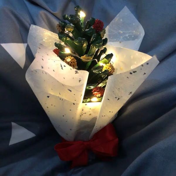 Decorative 10M 100 LED 3AA Battery Powered Copper Fairy String Lights