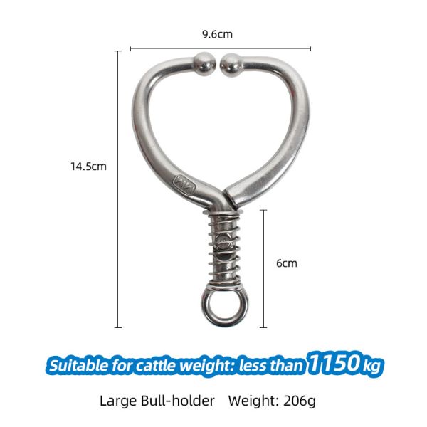 Rust Resistance Self Locking Bull Holder Cow Nose Pliers For 1150KG Animals