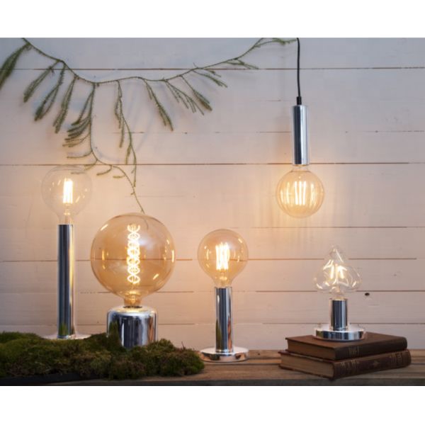 8W E27 Extra Large Globe Bulb Dimmable Vintage Looking Light G80 LED Filament Bulb