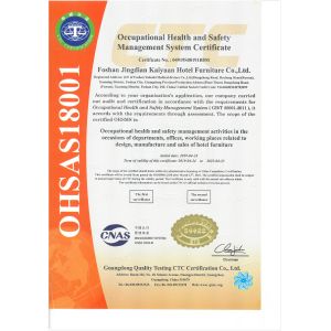 Foshan Paken Furniture Co., Ltd. Certifications
