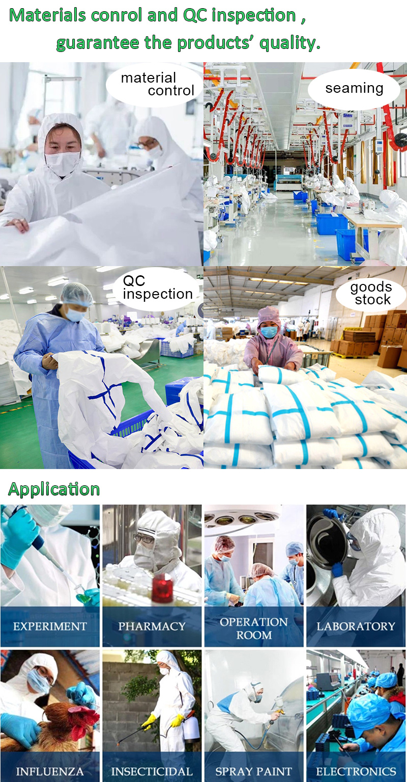 Beekeeper SMS Type 5 6 White Coveralls Disposable With Hood Melt Tape