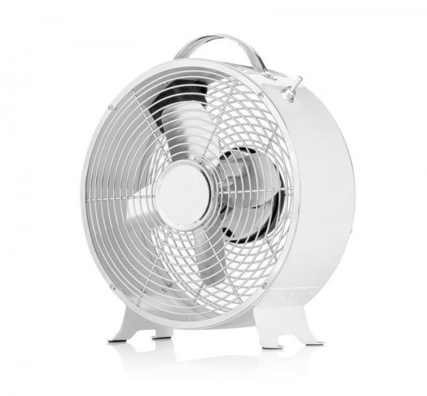 Buy White SAA Retro Electric Fan 20cm 2 Speed 4 Aluminium Blade For Australia Market at wholesale prices