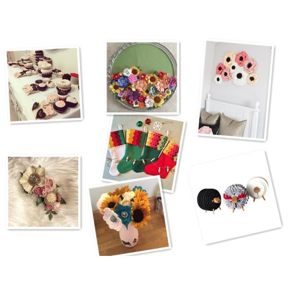 Color Non Woven Polyester Felt Fabric Roll 10 - 200gsm