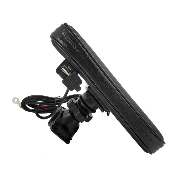 Morfayer Rear View 6.3inch Motorcycle Phone Holder Waterproof