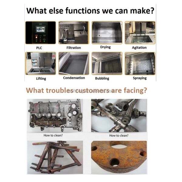 Aluminium Ultrasonic Engine Cleaner 1500W For Cylinder Heads Engine Parts