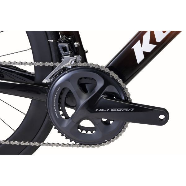 Double Disc Brake KOOTU Road Bike , T800 Carbon Black And Blue Road Bike