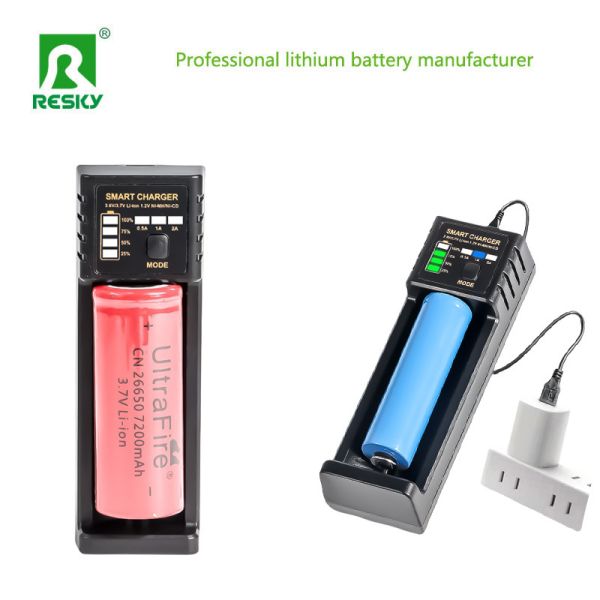 Intelligent Rechargeable Cell Charger For Li-ion 14500 18500 18650 26650 Battery