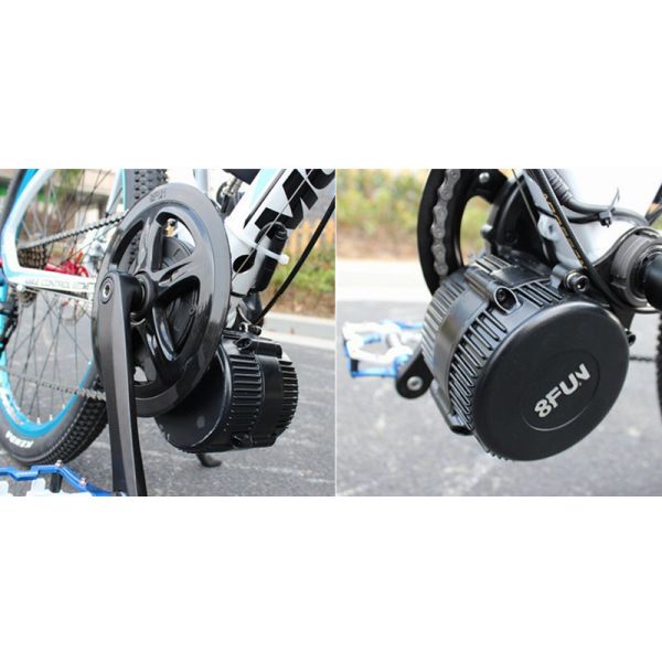 48v 1000w Mid Mounted Electric Bike Motor , Electric Motor Kits For Bicycles