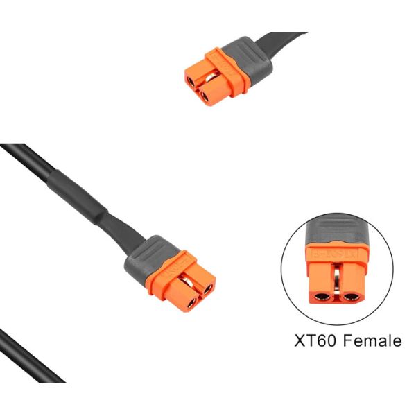 DC 5.5x2.1mm 5.5x2.5mm Plug Male Barrel Jack to XT60 Battery Connector Wire Cable for Solar Panel FPV