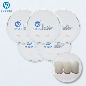 Quality 800 MPa 49% Translucent 1350HV Dental Zirconia Blank for sale