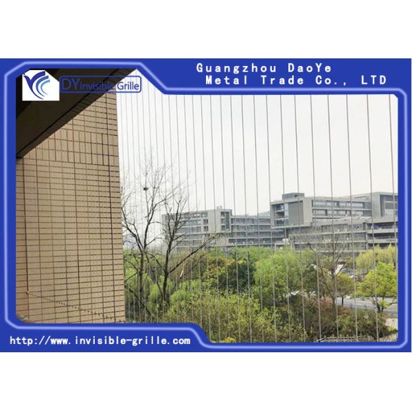 Exterior Safety Aluminum Profile 6m Invisible Balcony Grill