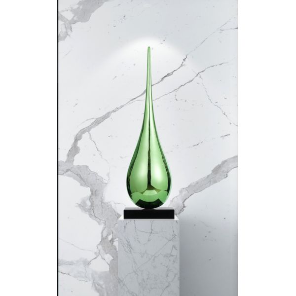 Furnishing Decorative Metal Sculptures Craft Custom Water Drop Sculpture