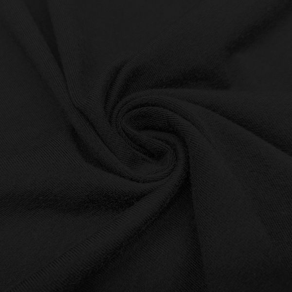 Custom Black Organic Cotton Modal Kids Knit Single Jersey Fabric for Baby Bibs T Shirts