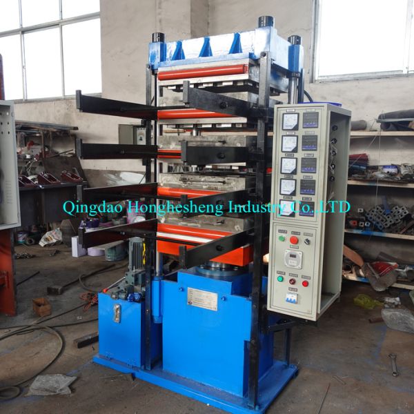 50t CE/ISO rubber tile paver making machine/rubber floor vulcanizing press machine