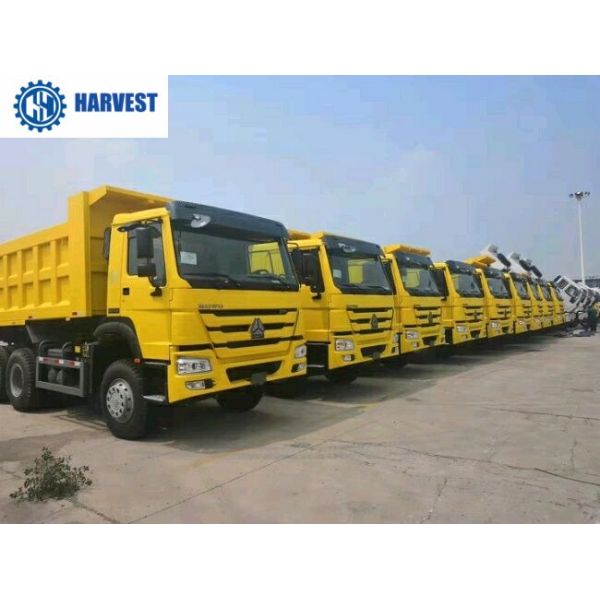 Max Speed 75km/H 20cbm Bucket SINOTRUK HOWO Manual Heavy Dump Truck