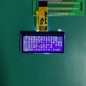 Quality Monochrome LCD Display 240x128 DFSTN Transmissive Character LCD Module Screen for sale