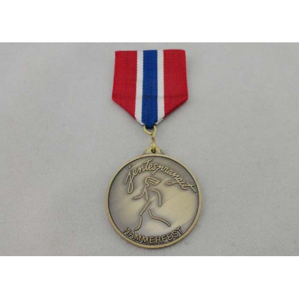 Buy Hammerfest Custom Awards Medals / 2.0mm Laser Engraved Raised Metal at wholesale prices