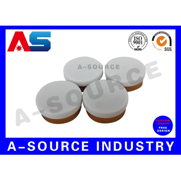 Glass Vial Aluminum Cap With Rubber Stopper For 10ml / 2ml Bottles electroplating black